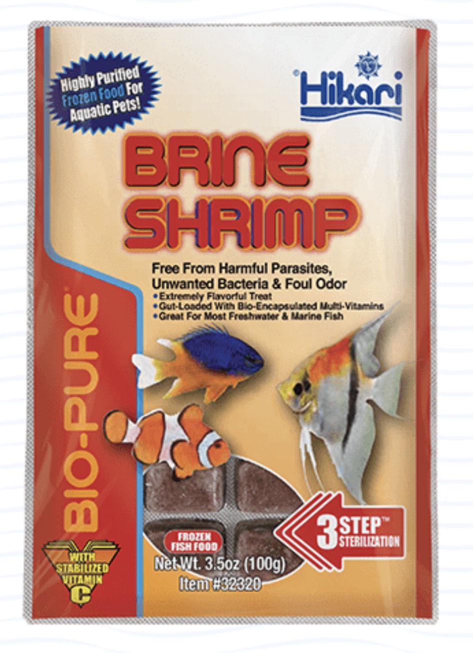 HIKARI BRINE SHRIMP FROZEN FOOD 3.5OZ