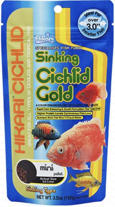 HIKARI SINKING CICHLID GOLD 3.5OZ