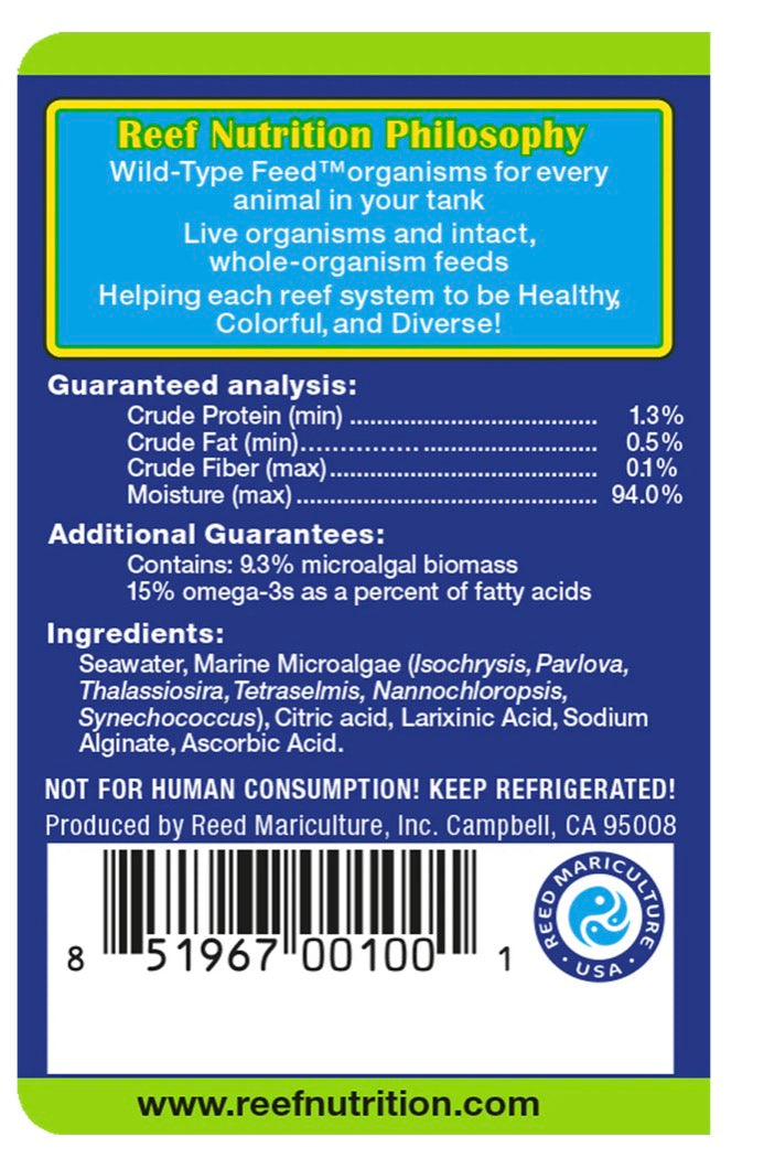 REEF NUTRITION PHYTO FEAST LIVE